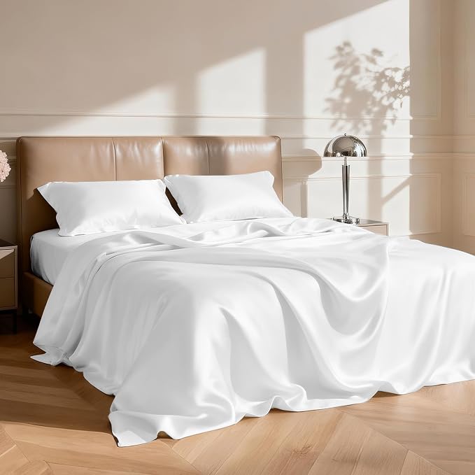 Love's cabin Twin Silky Soft Satin Bed Linen Set - Image 2