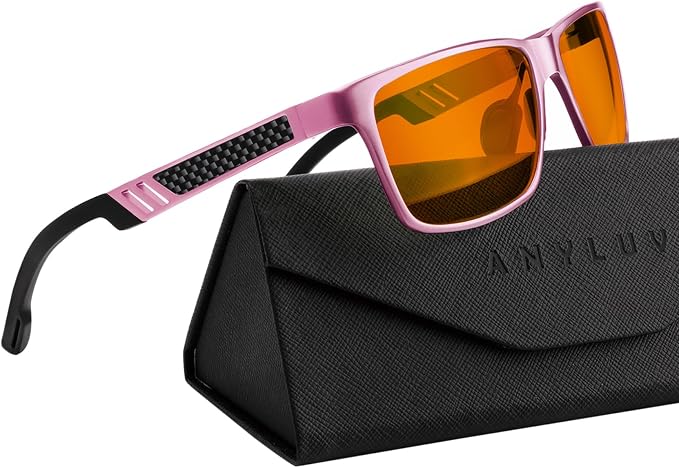 ANYLUV Blue Light Blocking Glasses Men Computer Gaming Glasses Lightweight by ANYLUV