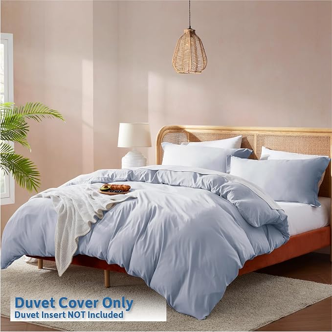 Nestl Ice Blue Duvet Cover King Size - Image 2