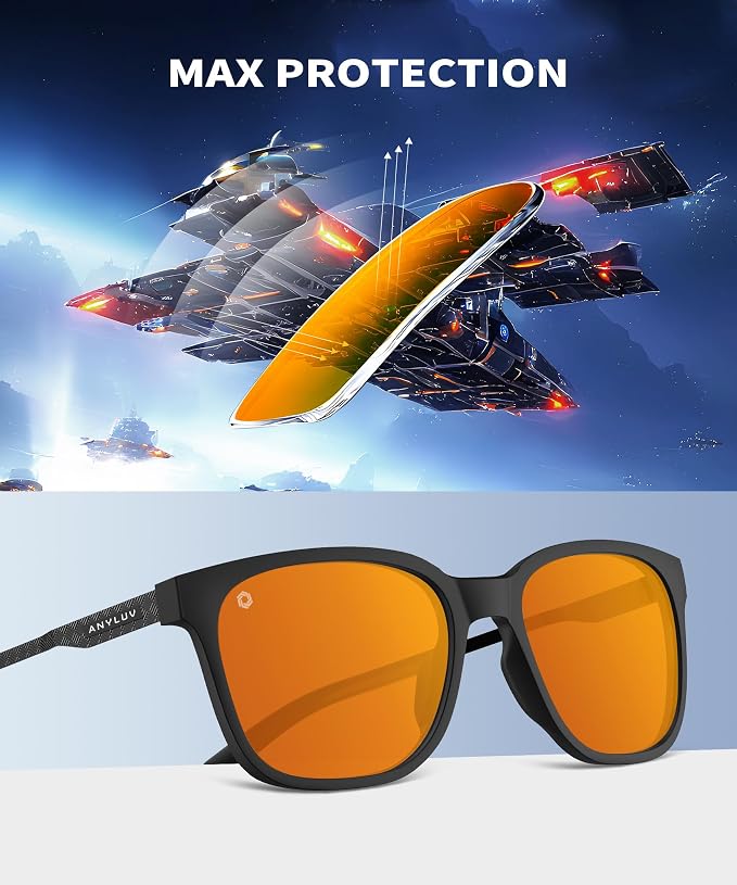 ANYLUV Blue Light Glasses for Men, Lightweight Computer Gaming Glasses - Image 4