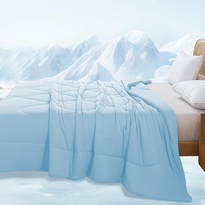 MASVIS Cooling Blankets for Hot Sleepers, Luxury Lightweight Cozy Soft Throw - Image 7