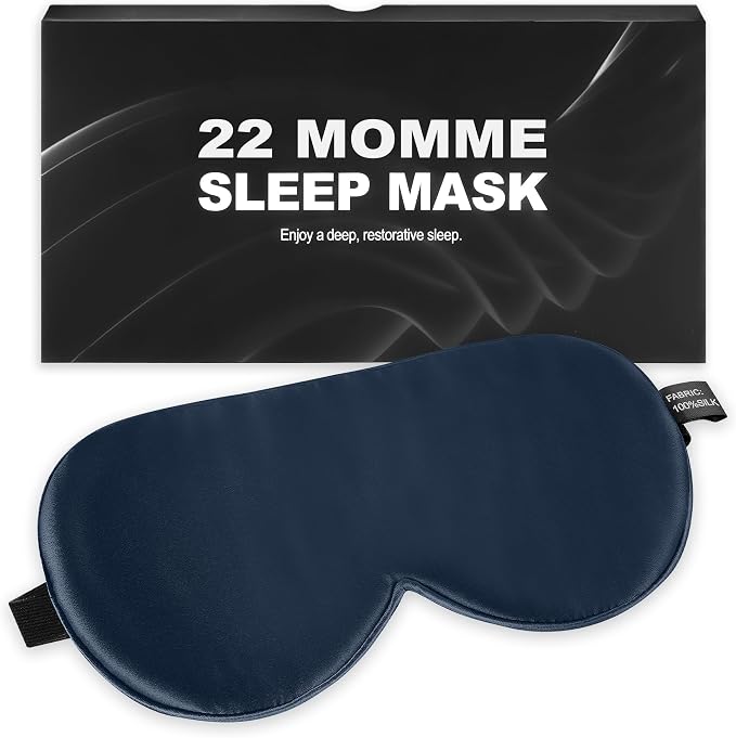 Silk Sleep Mask 100% 22 Momme Mulberry, Sleep Eye Mask by spacepower