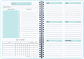 Undated Weekly Planner- Weekly Goals Notebook, A5 To Do List Planner, Habit by KAICNPAPER