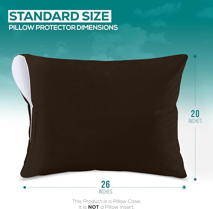 Utopia Bedding Premium 100% Waterproof Pillow Protectors - Image 2