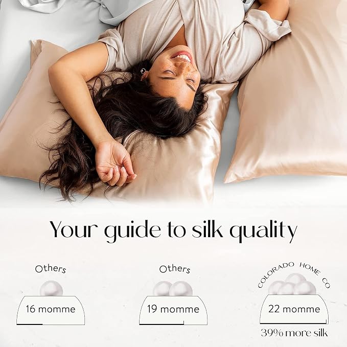 Silk Pillowcase for Hair and Skin, Special Edition Patterned Silk Pillowcase - Image 5