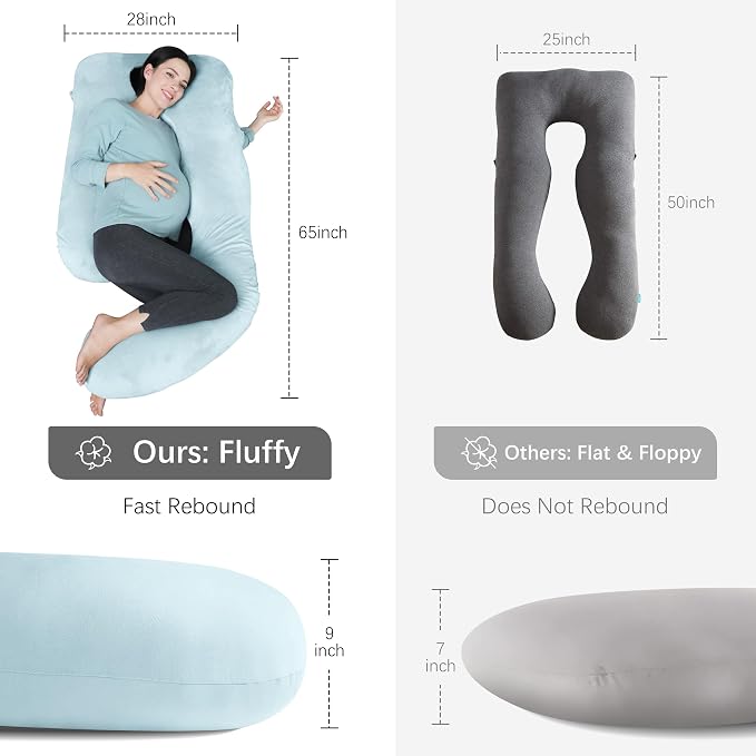 MOON PARK Pregnancy Pillows for Sleeping - Image 7