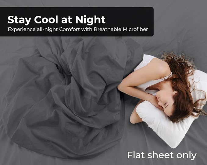 Royale Linens Full Flat Sheet - Image 3