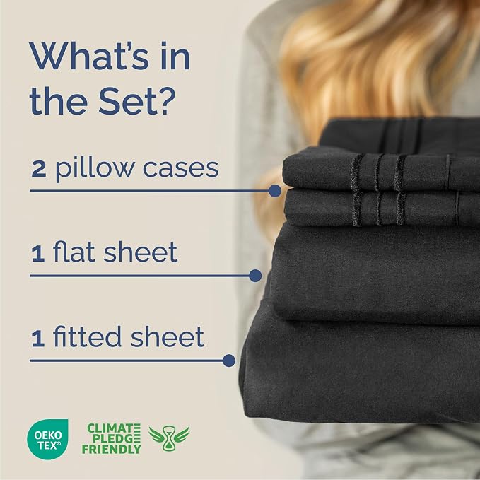 Cal King Size 4 Piece Sheet Set - Image 2