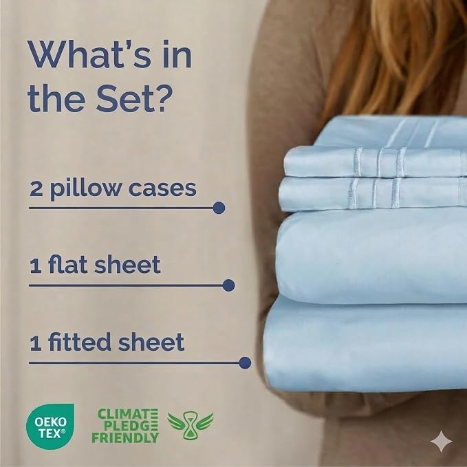 Cal King Size 4 Piece Sheet Set - Image 2