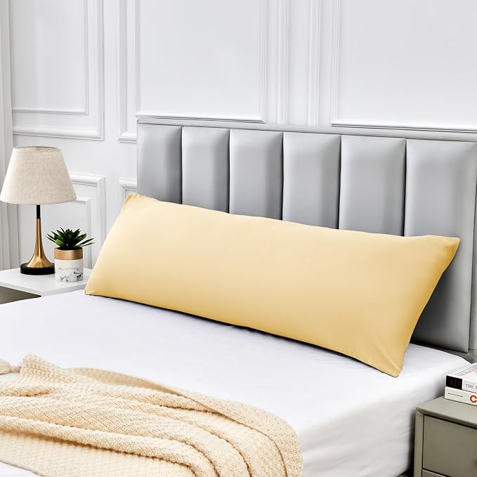 Warmstar Cotton Body Pillow Cover 1 Pack, 600 Thread Count Body Pillow case - Image 2