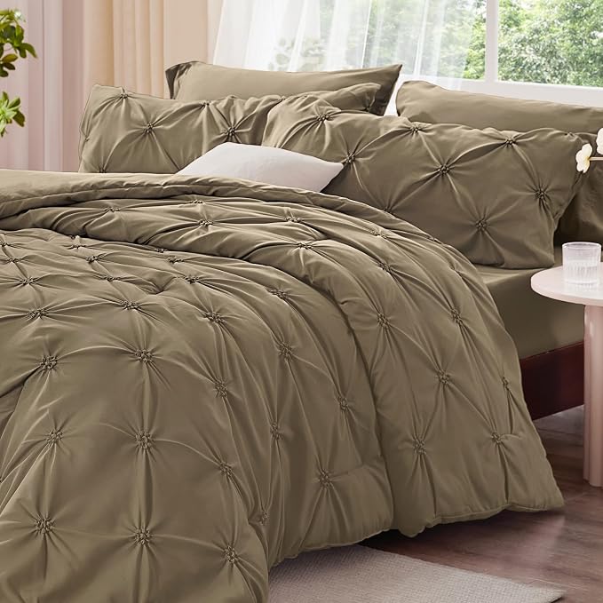 BEDELITE Light Brown King Size Comforter Set - Image 2