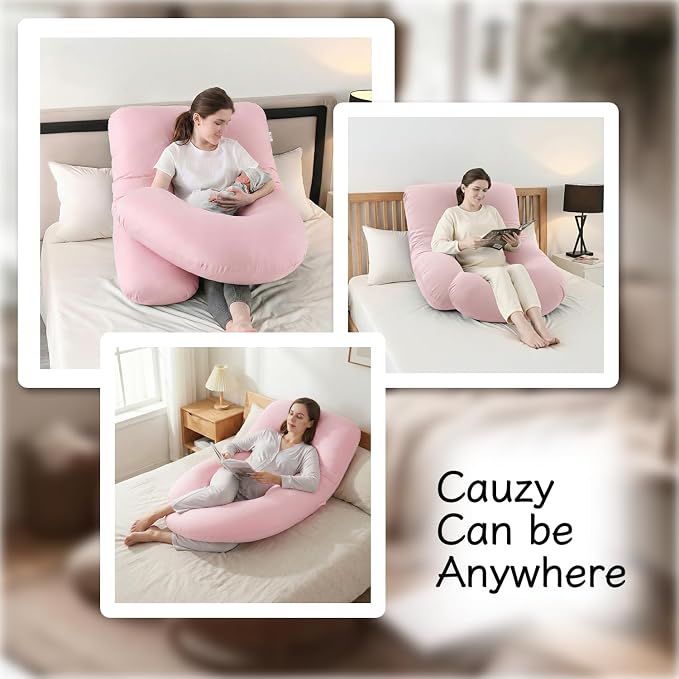 ALLOPERA Pregnancy Pillow, Full Body 57 Inch Maternity Pillow - Image 8