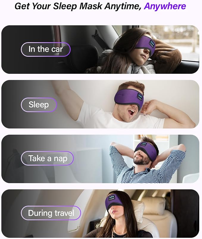 LC-dolida Sleep Headphones, Sleep Mask - Image 8