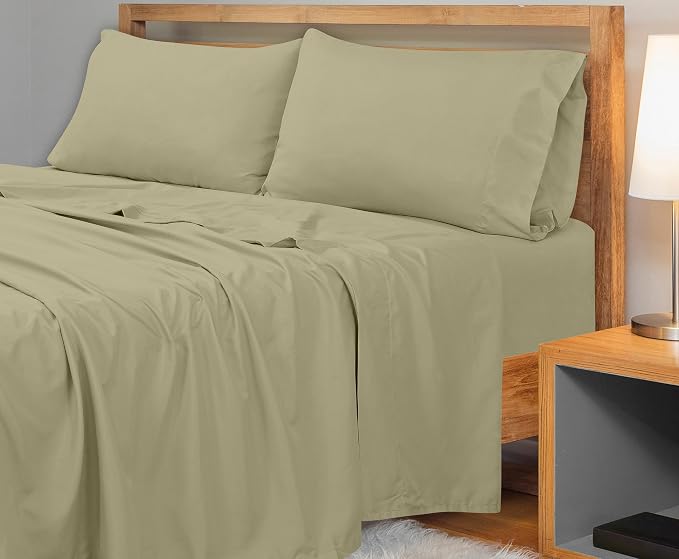 Royale Linens 300 Thread Count 100% Long Staple Combed Cotton Flat Sheet - Image 6