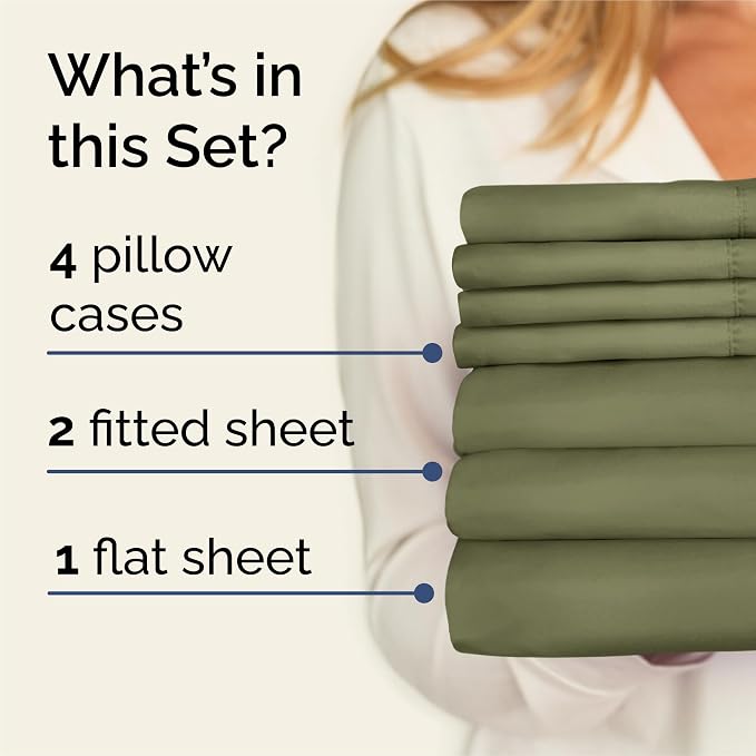 Split King 7 Piece Sheet Set - Image 2