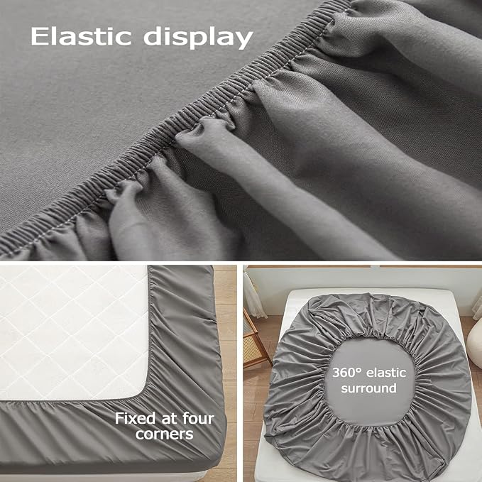 Bedding TwinXL Size Fitted Sheet Only - Image 4