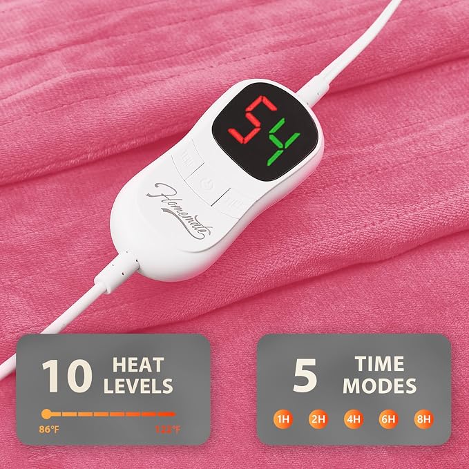 Homemate Electric Heated Blanket King Size - Image 4