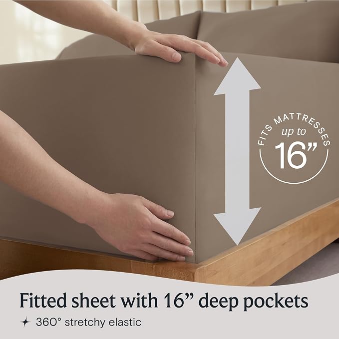 LuxClub 4 PC Queen Sheet Set, Breathable Luxury Bed Sheets, Deep Pockets 18" - Image 6