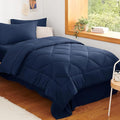 CozyLux Twin XL Comforter Set Navy Blue by CozyLux
