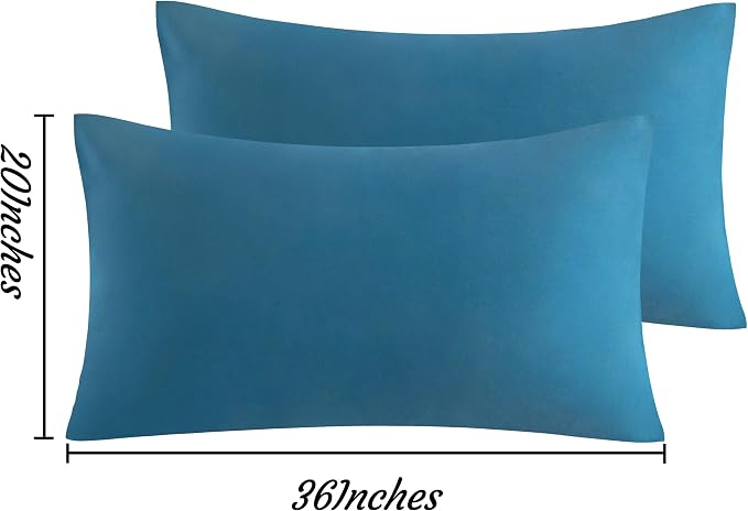 NTBAY King Pillow Cases Set of 2, 2 Pack Brushed Microfiber 20x36 Pillow Cases - Image 6