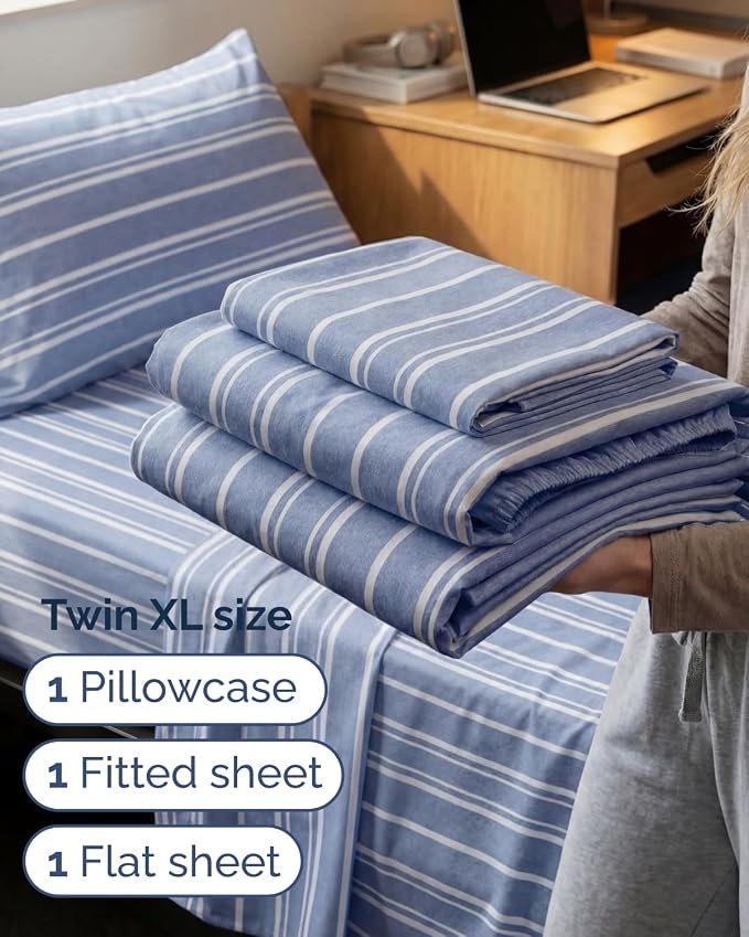 Twin XL Size 3 Piece Sheet Set - Image 3