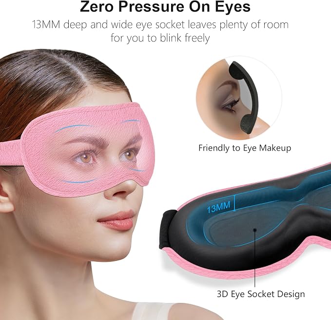 Gritin 100% Blackout Sleep Eye Mask - Image 3