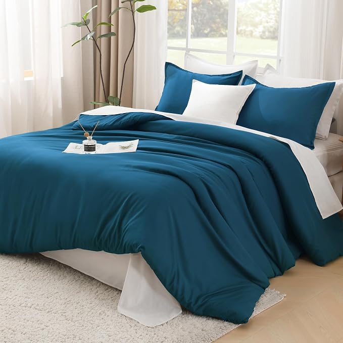 Litanika Teal Comforter California King Size, 3 Pieces Cal King Turquoise by Litanika