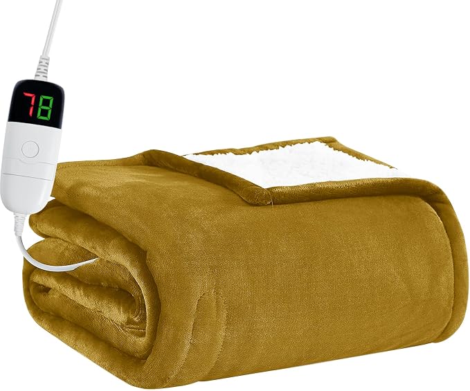 BOMOVA Heated Electric Throw Blanket by BOMOVA