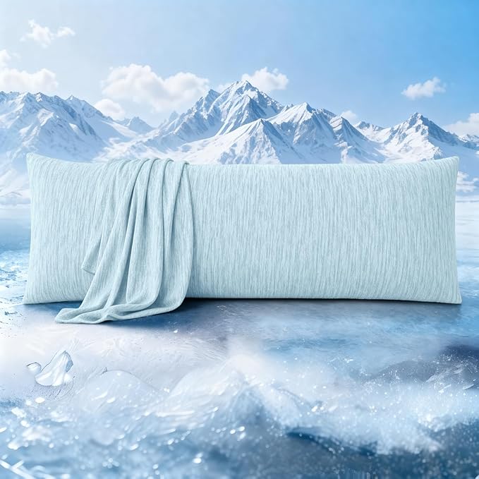 ZonLi Cooling Body Pillowcase for Hot Sleepers, Breathable Body Pillow Cover by Zonli