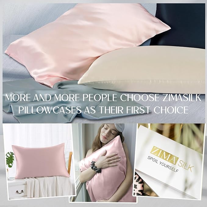 ZIMASILK 100% Pure Mulberry Silk Pillowcase - Image 6