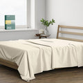 THREAD SPREAD 100% Organic Cotton Percale Flat Sheet Full Size by THREADSPREAD