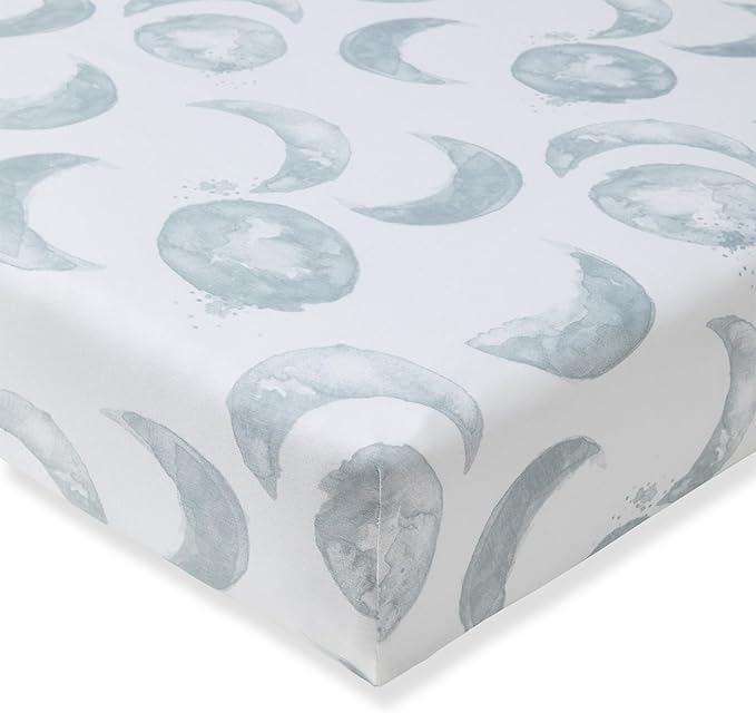 Burt's Bees Baby Essential Organic Cotton Fitted Crib Sheet, Breathable by BurtsBeesBaby