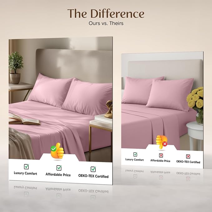 Utopia Bedding Twin Sheet Set – 3 Piece Bed Sheets - Image 6