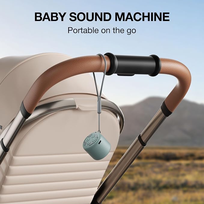 White Noise Machine Baby Portable Sound Machine, LEICEX Travel Sound Machine - Image 5
