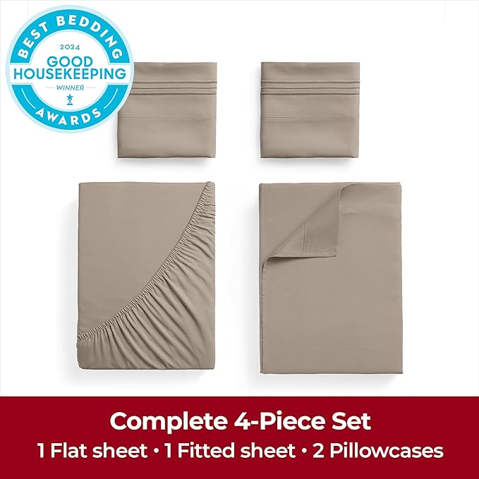 Mellanni Extra Deep California King Sheets - Image 4