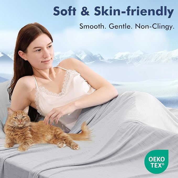 Elegear Cooling Blanket for Hot Sleepers, Double-Sided Arc-Chill® 3.0 Cooling - Image 6