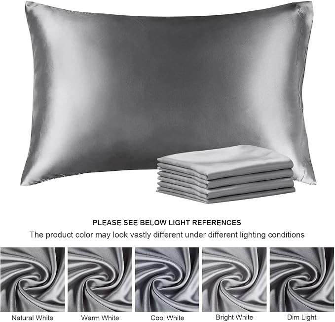 BEDELITE Satin Pillowcase for Hair and Skin, Super Soft Similar to Silk Pillow - Image 7