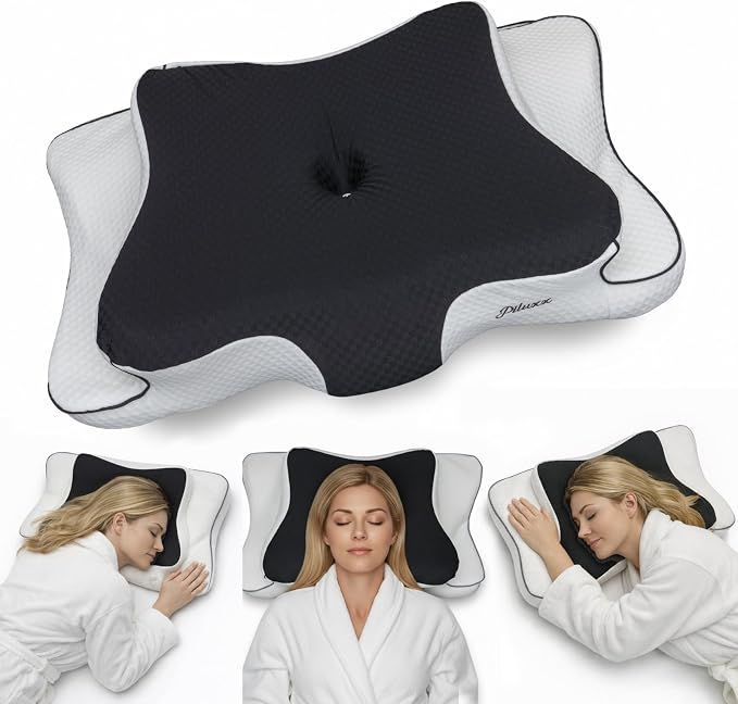 Cervical Neck Pillow for Sleeping – Cooling Memory Foam Cervical Pillow for by Unknown