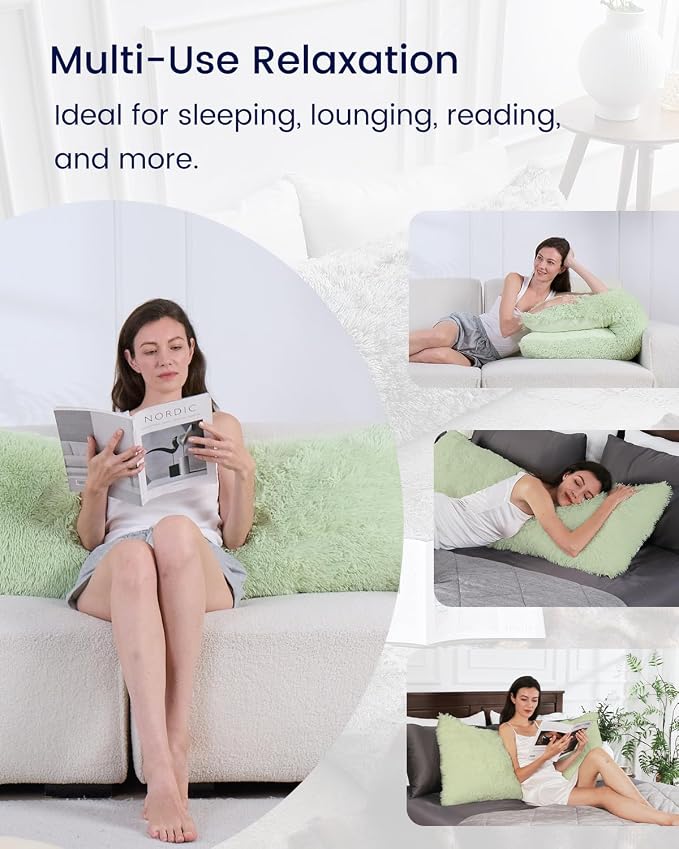 ZonLi Fluffy Body Pillow, Full Body Pillows - Image 4