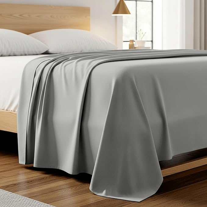 Mellanni California King Size Flat Sheet by Mellanni