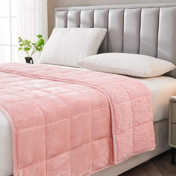 Topblan Sherpa Fleece Weighted Blanket - Image 2
