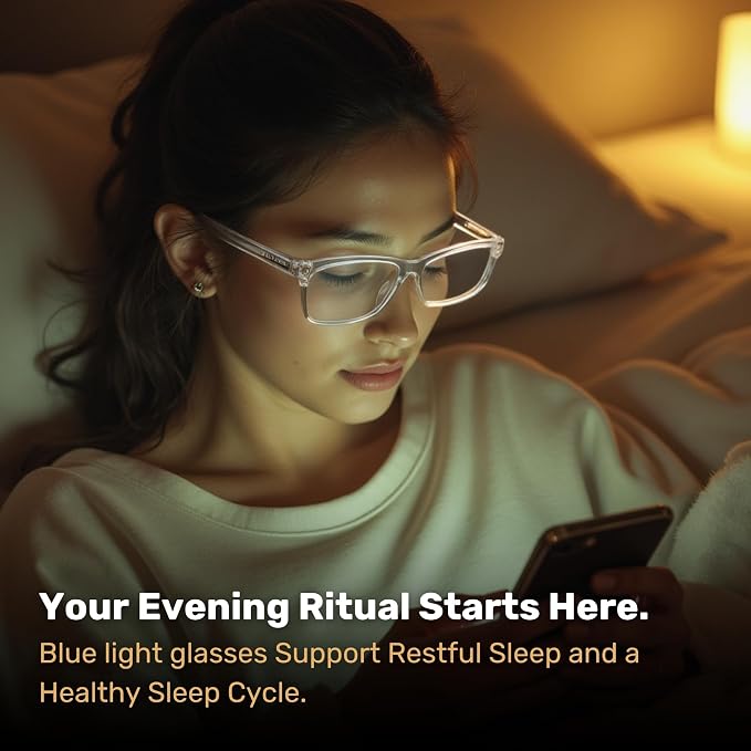 Blue Light Blocking Glasses For Men/Women Anti-Fatigue Computer Monitor Gaming - Image 4
