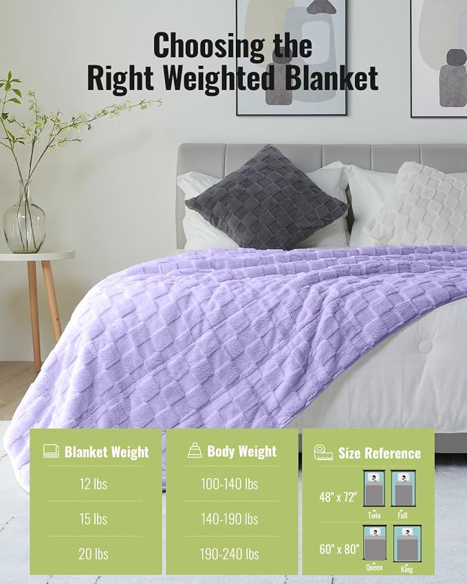Uttermara Blankets for Adults Queen Size, 15lbs 60x80 inches Blanket - Image 5