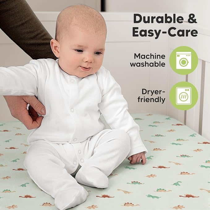 KeaBabies 2-Pack Organic Crib Sheets - Image 7