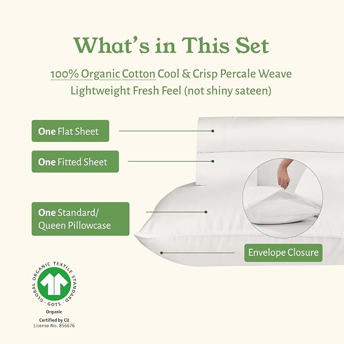 California Design Den Twin Bed Sheets Set - Image 4