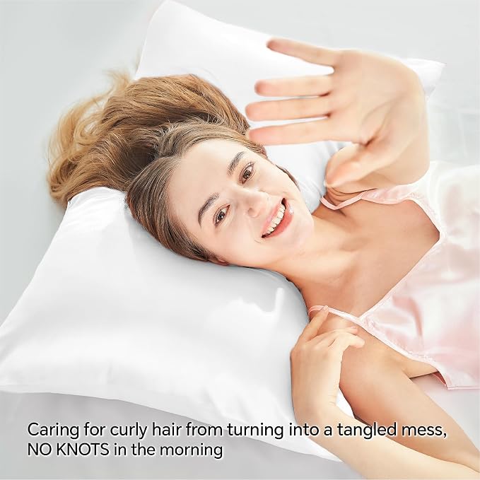 BEDELITE Satin Pillowcase with Zipper 4 Pack, Super Soft and Cooling Similar to - Image 5