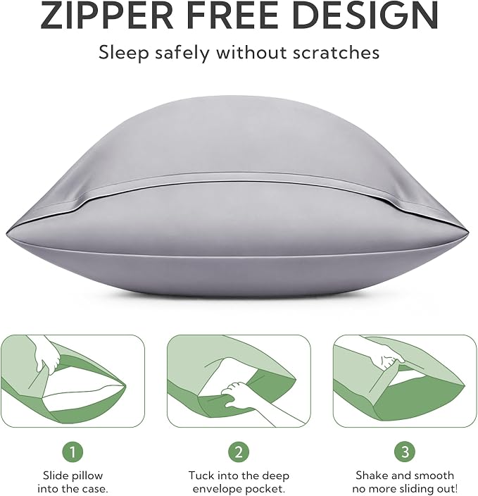 MR&HM Pillow Cases Standard Size, Cooling Pillow Case - Image 6