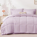 Love's cabin Twin XL Comforter Set Light Purple, 5 Pieces Twin XL Bed in a Bag by Lovescabin