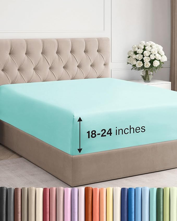 Extra Deep Cal King Fitted Sheet by CGKUnlimited