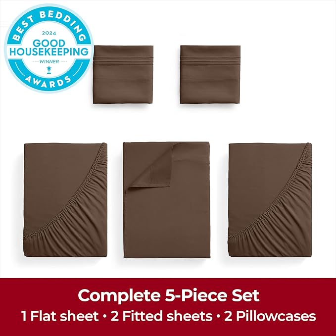 Mellanni Extra Deep Split King Sheets - Image 4
